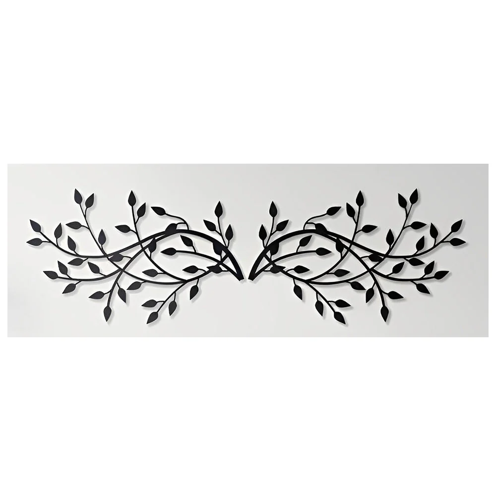 2 Pièces Branche d'Olivier Art Mural en Métal - Image 6