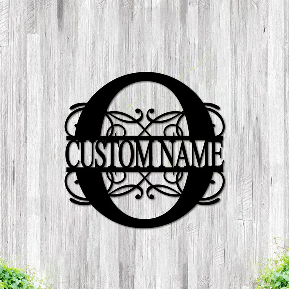 26 Lettres Style Vigne Nom Personnalisé Décoration en Métal - Image 36
