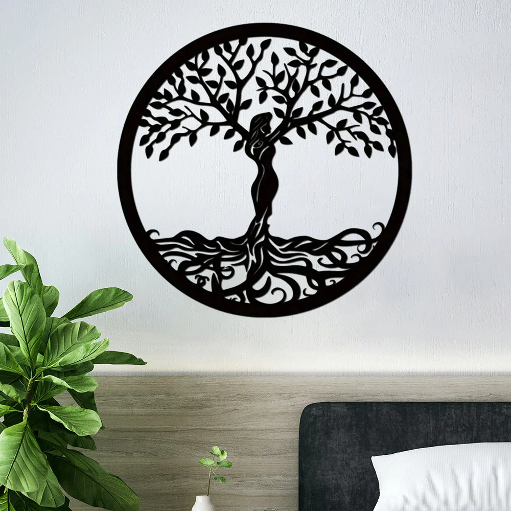 Arbre de la Vie Art Mural en Métal - Image 12