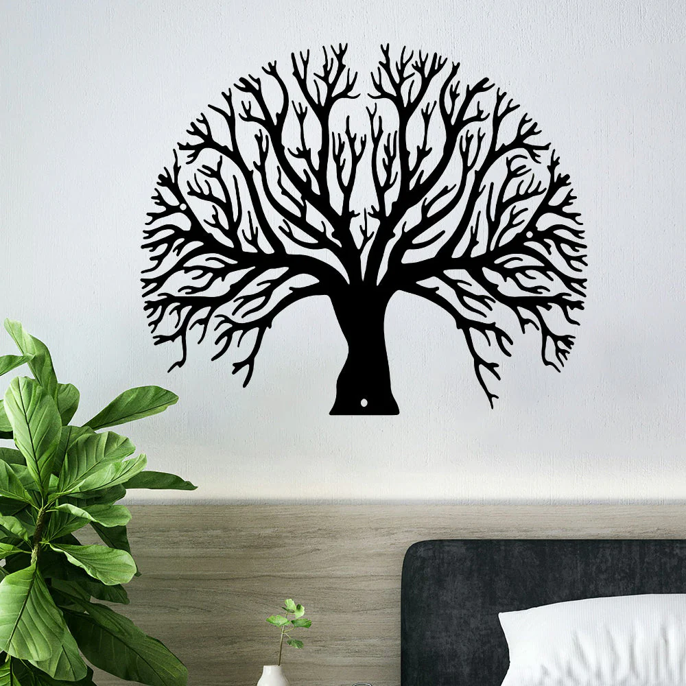 Arbre de la Vie Art Mural en Métal Décor - Image 2