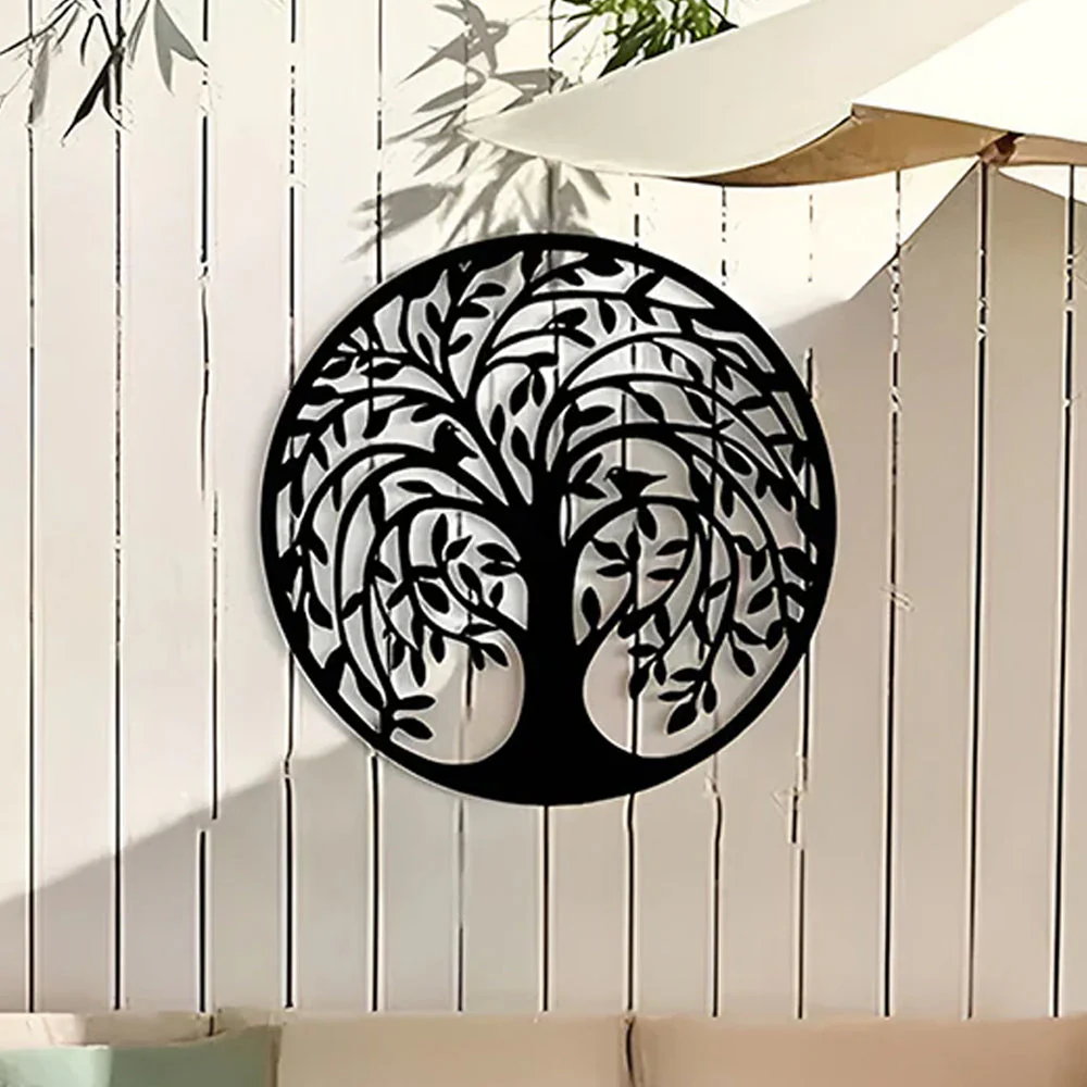 Arbre de la Vie Art Mural en Métal Décor Mur - Image 3
