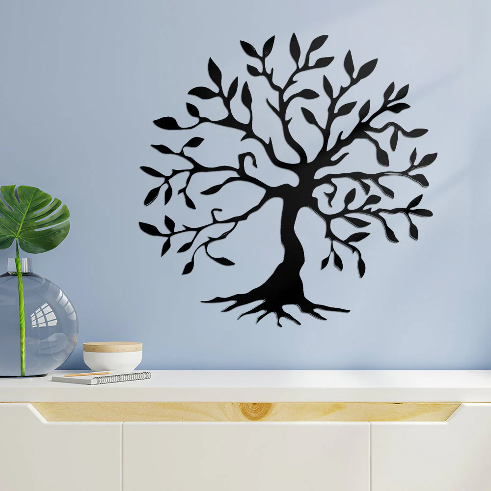 Arbre de la Vie Art Mural en Métal - Image 4