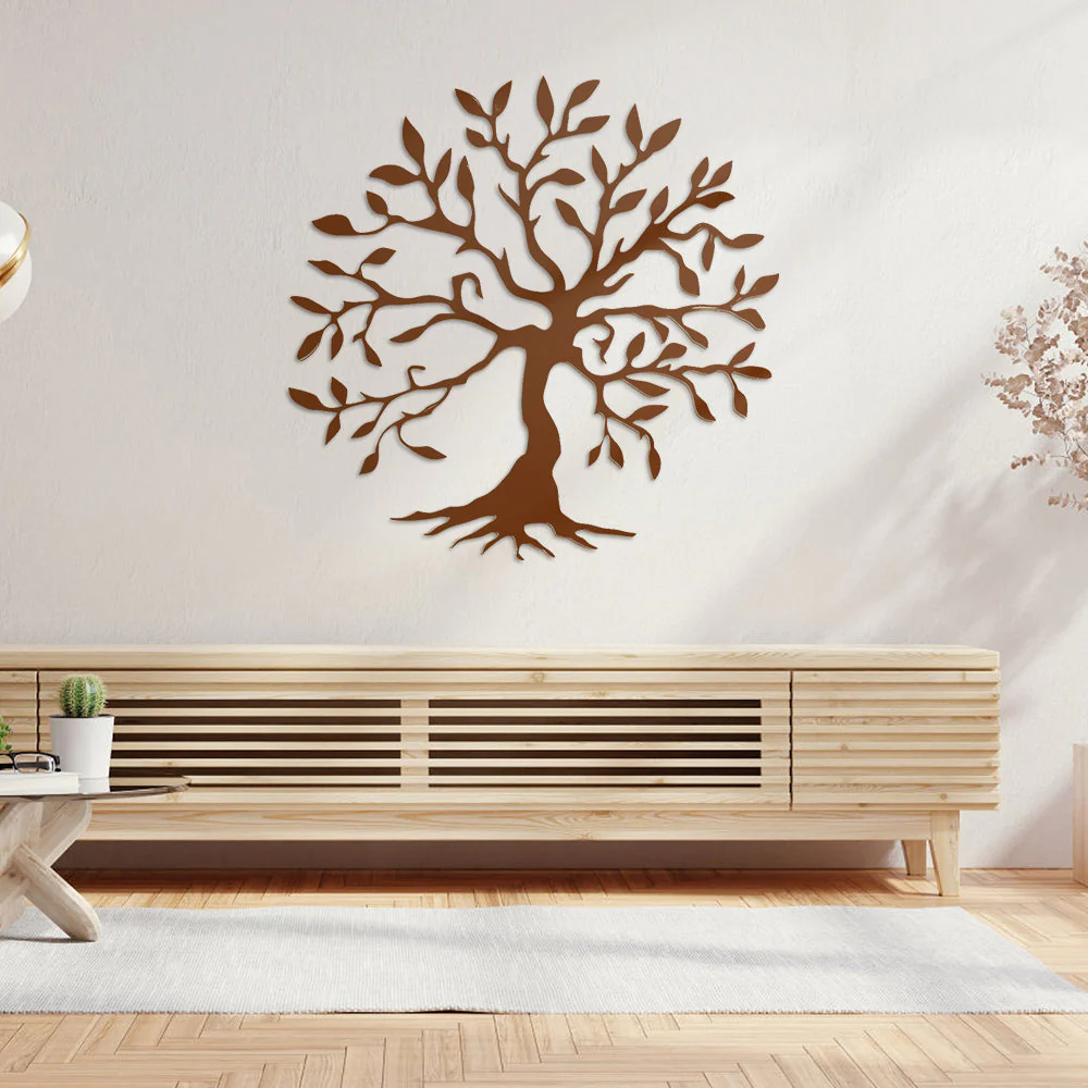 Arbre de la Vie Art Mural en Métal - Image 5