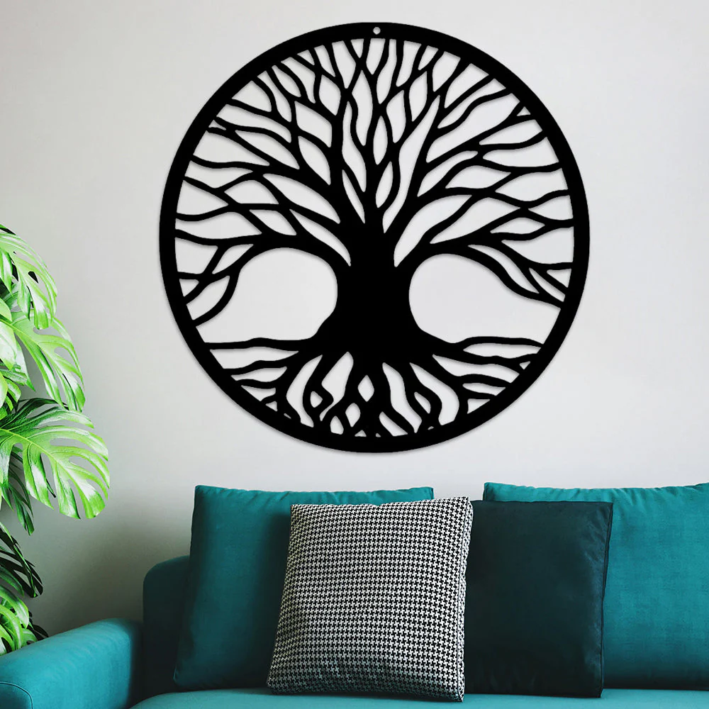 Arbre de la Vie Décor Mural en Métal