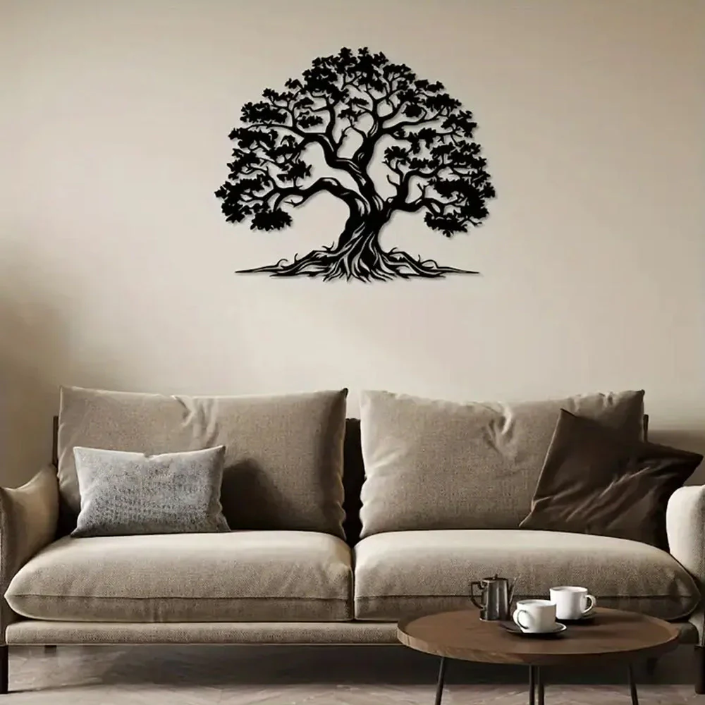 Arbre de la Vie Métal Décoratif Mural - Image 3