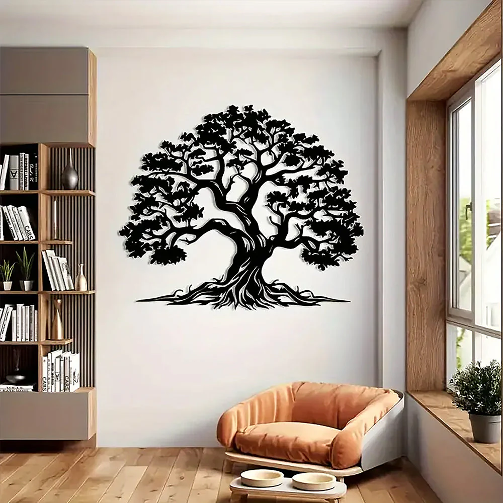 Arbre de la Vie Métal Décoratif Mural - Image 4