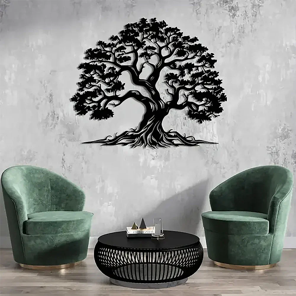 Arbre de la Vie Métal Décoratif Mural - Image 5