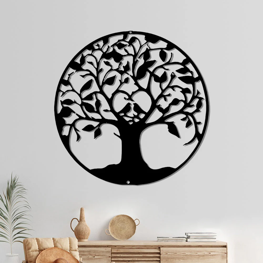Arbre de la Vie Métal Décoratif Mural