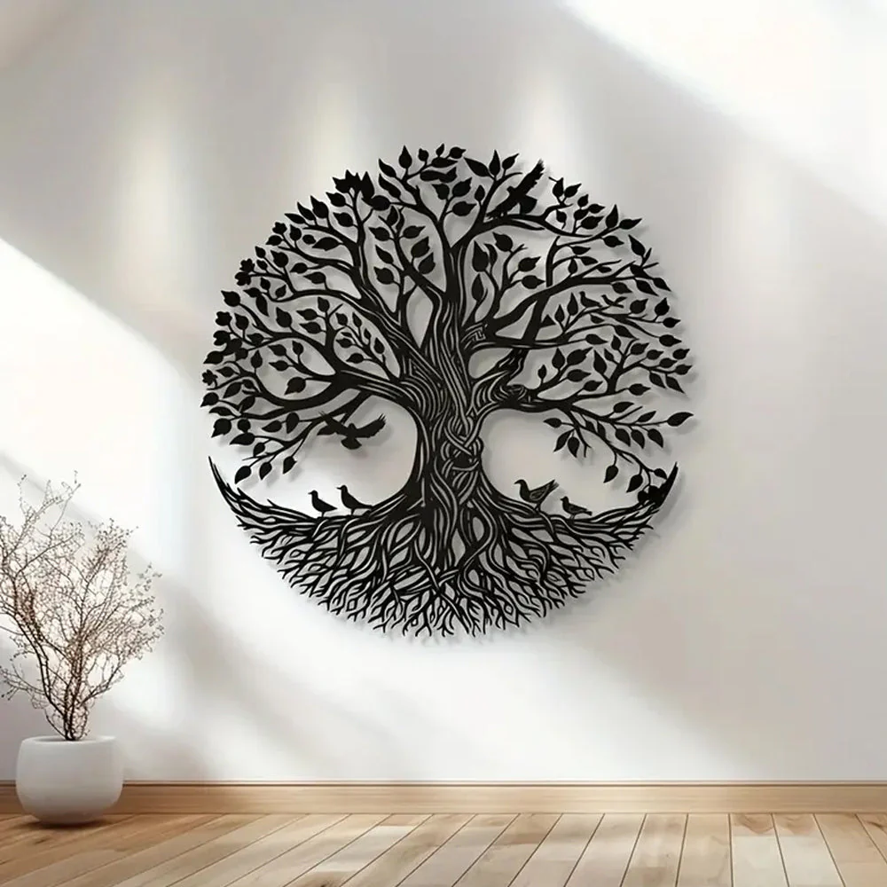 Arbre de la Vie Métal Décoratif Mural - Image 4