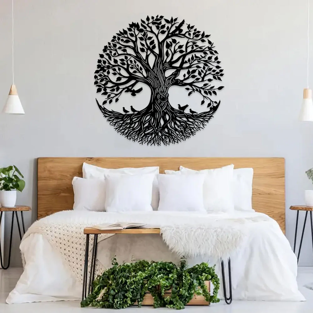 Arbre de la Vie Métal Décoratif Mural - Image 5