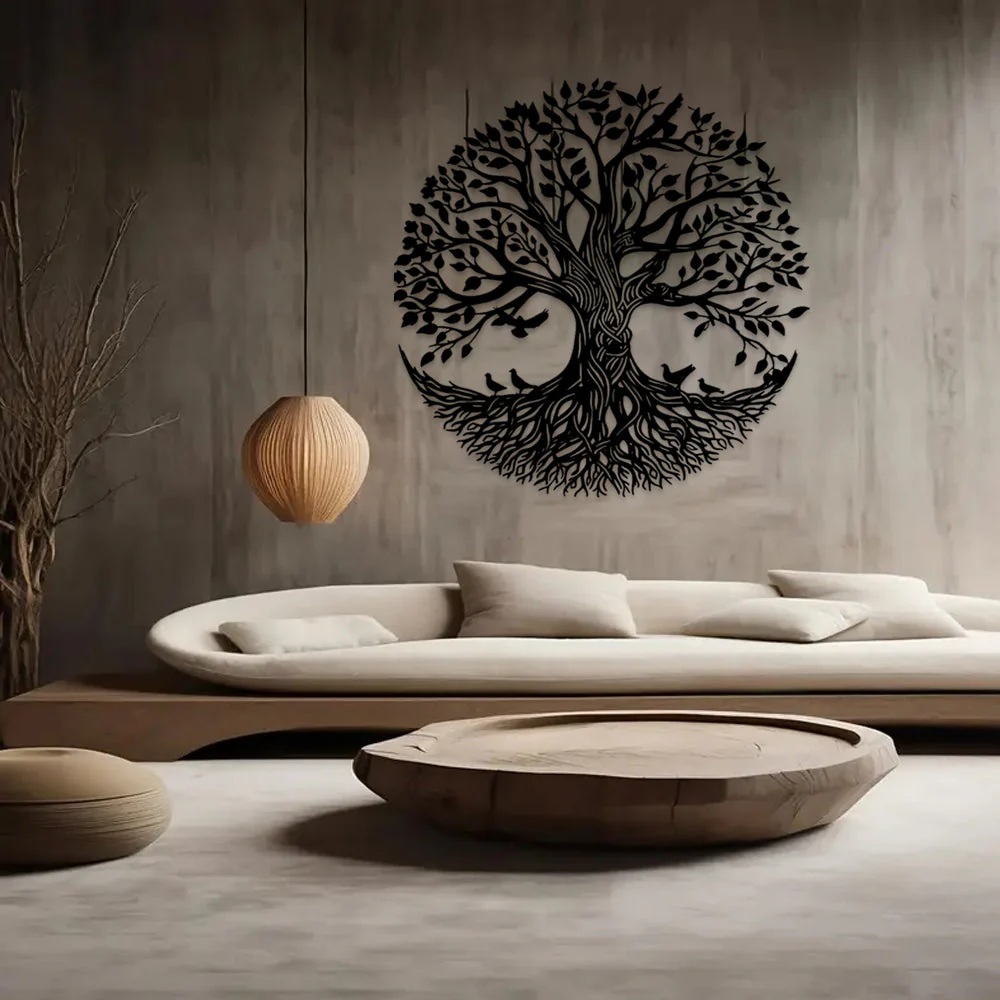 Arbre de la Vie Métal Décoratif Mural - Image 6