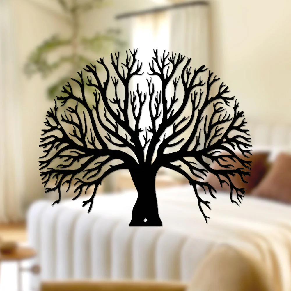 Arbre de la Vie Métal Décoratif Mural - Image 3