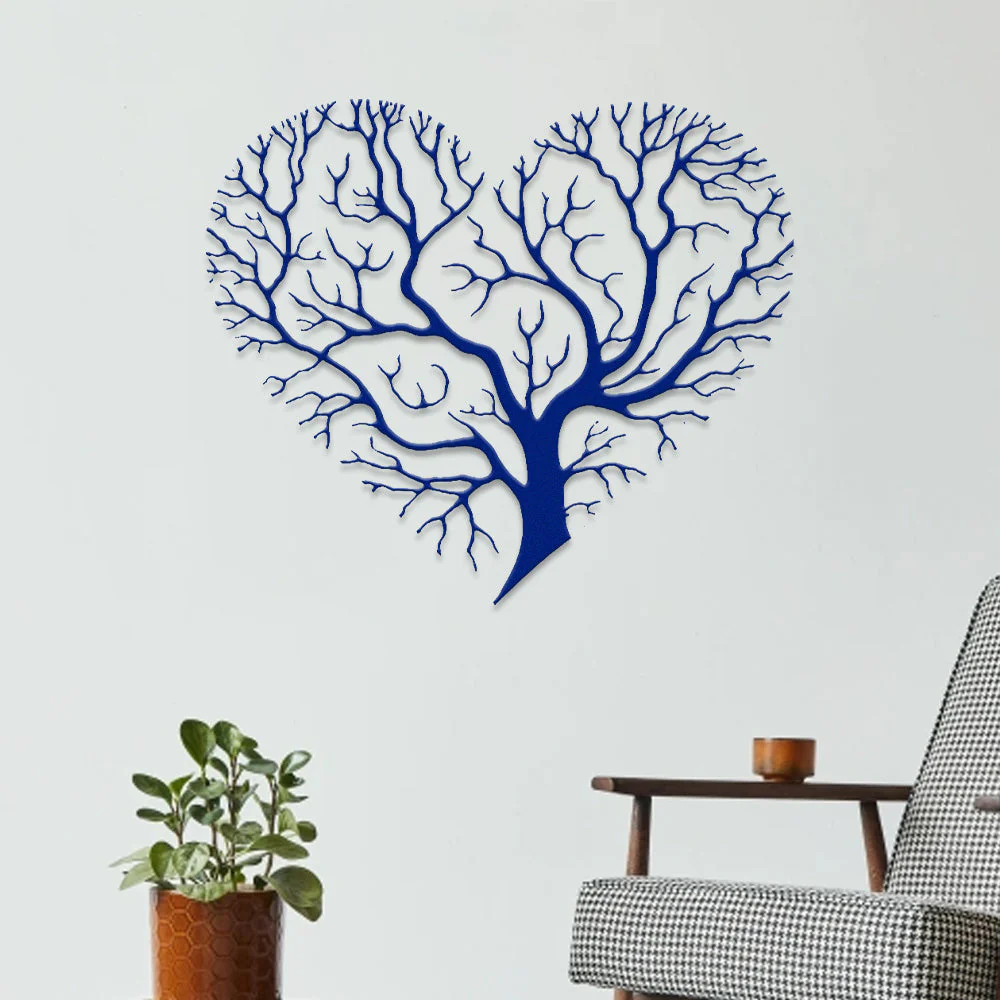 Arbre de Vie en Cœur Métal Décoratif Mural - Image 7