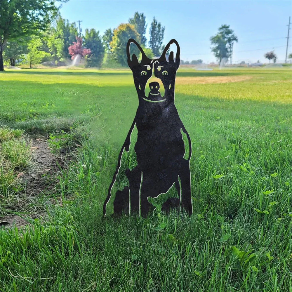 Basenji Silhouette en Métal
