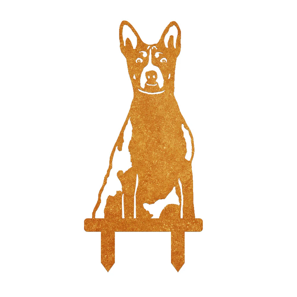 Basenji Silhouette en Métal - Image 10