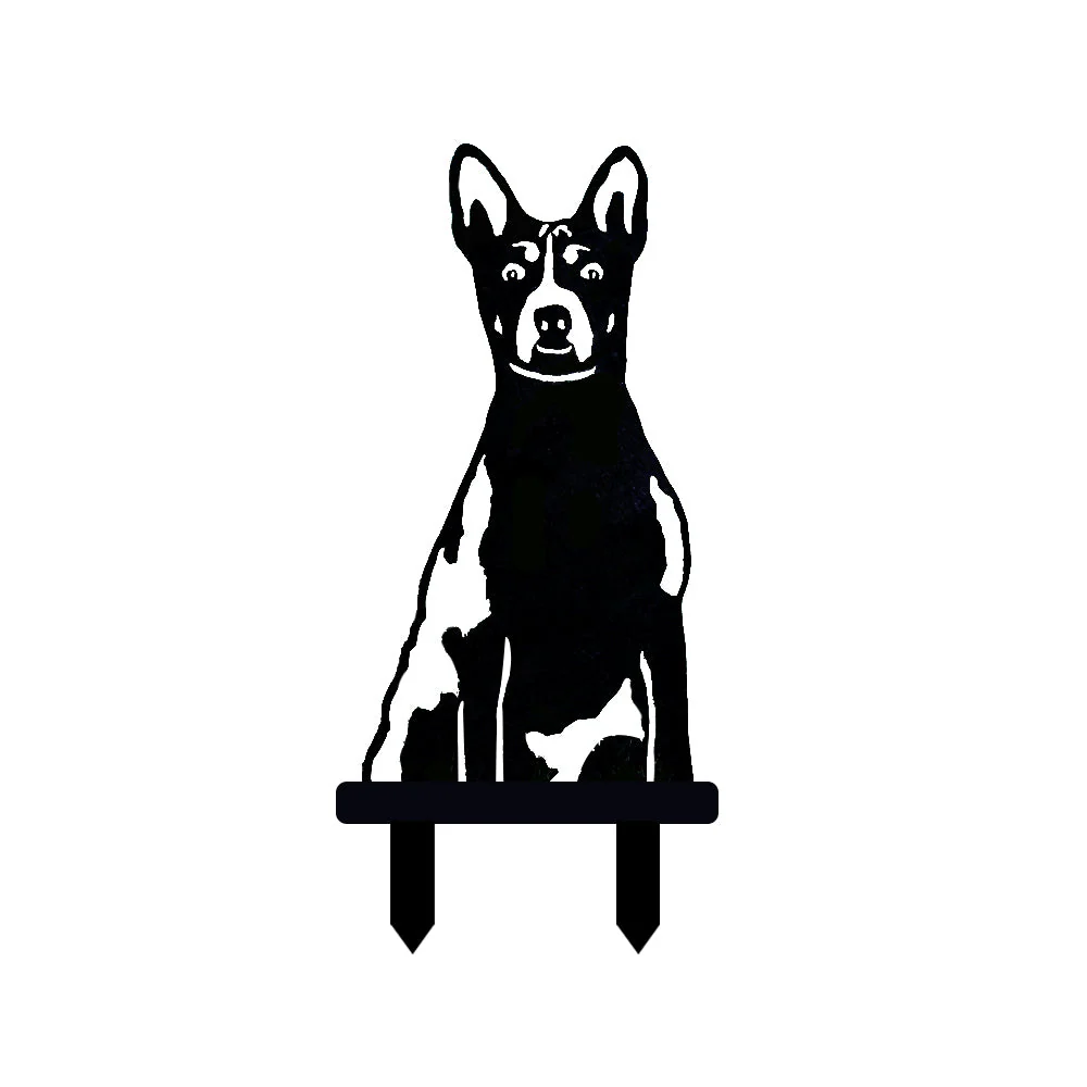 Basenji Silhouette en Métal - Image 11