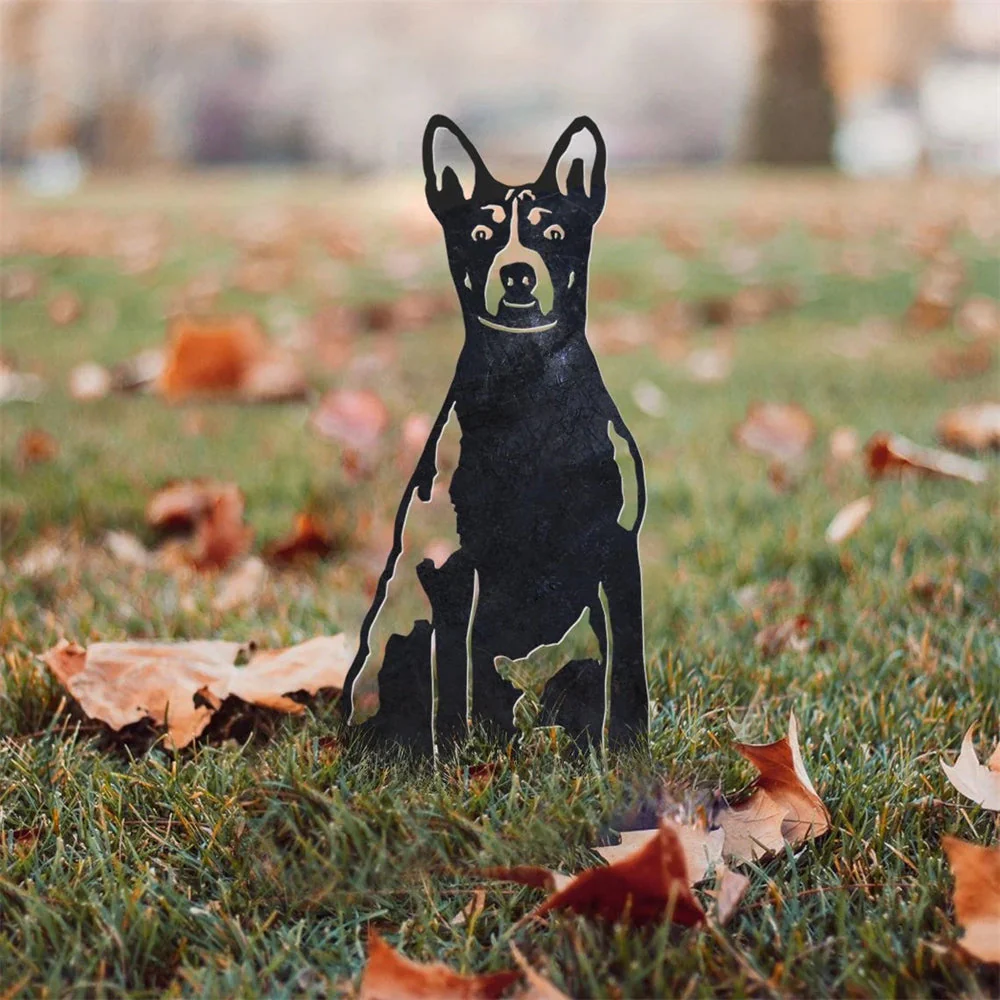 Basenji Silhouette en Métal - Image 5
