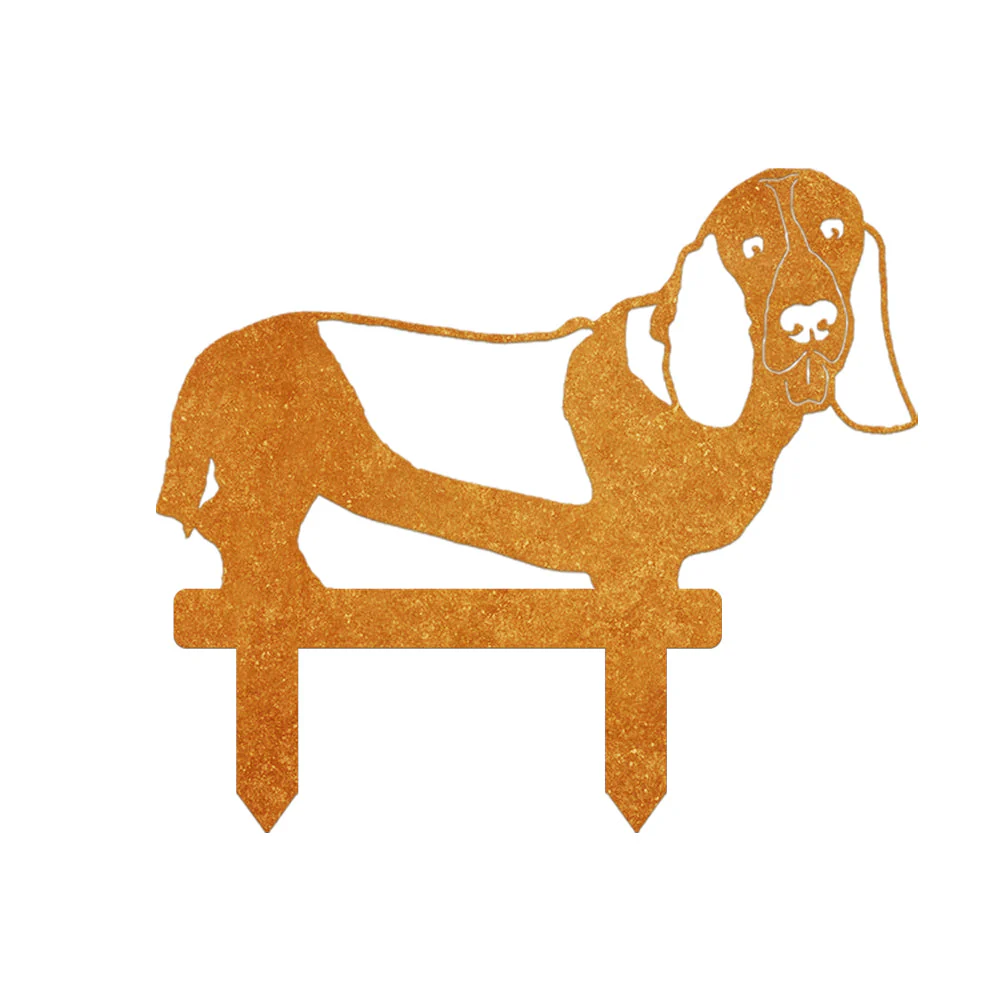 Basset Hound Silhouette en Métal - Image 11
