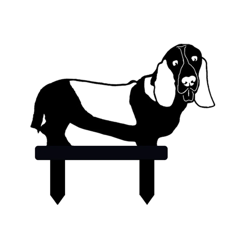 Basset Hound Silhouette en Métal - Image 12