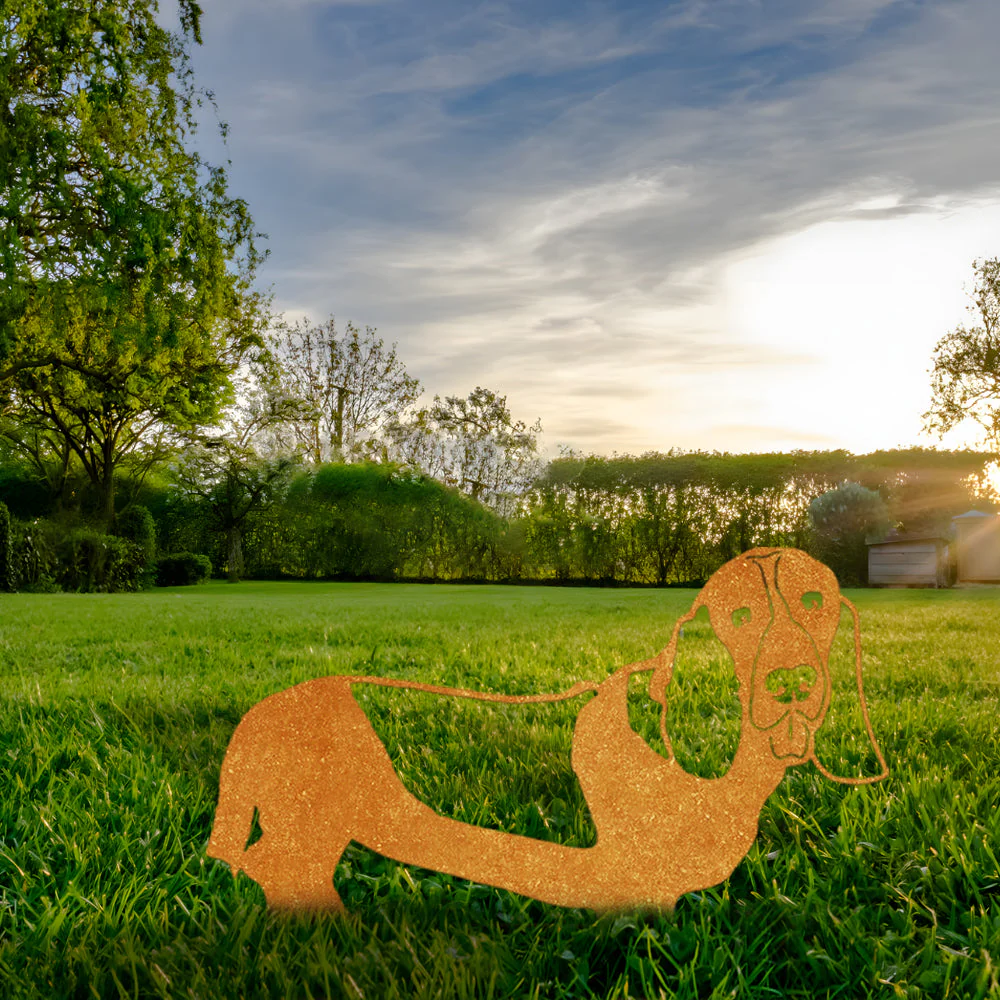 Basset Hound Silhouette en Métal - Image 2