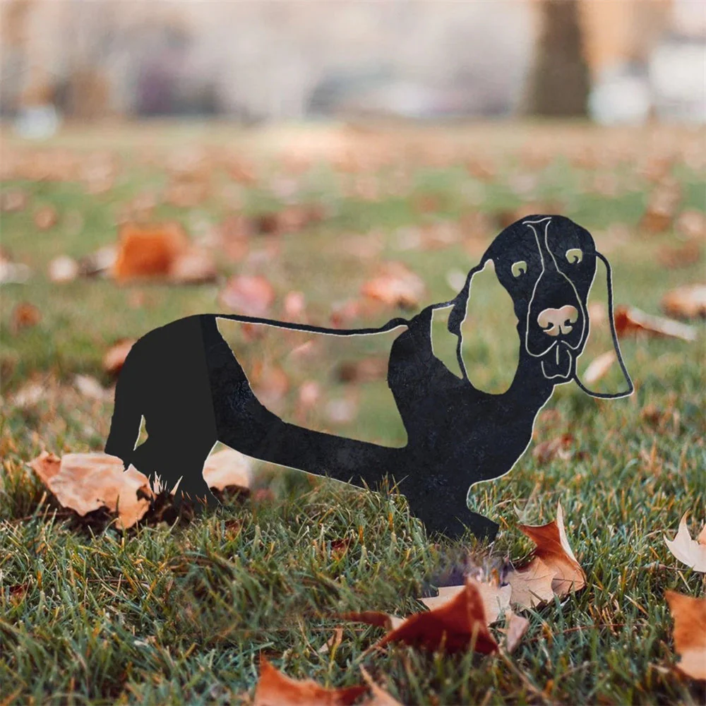 Basset Hound Silhouette en Métal - Image 8
