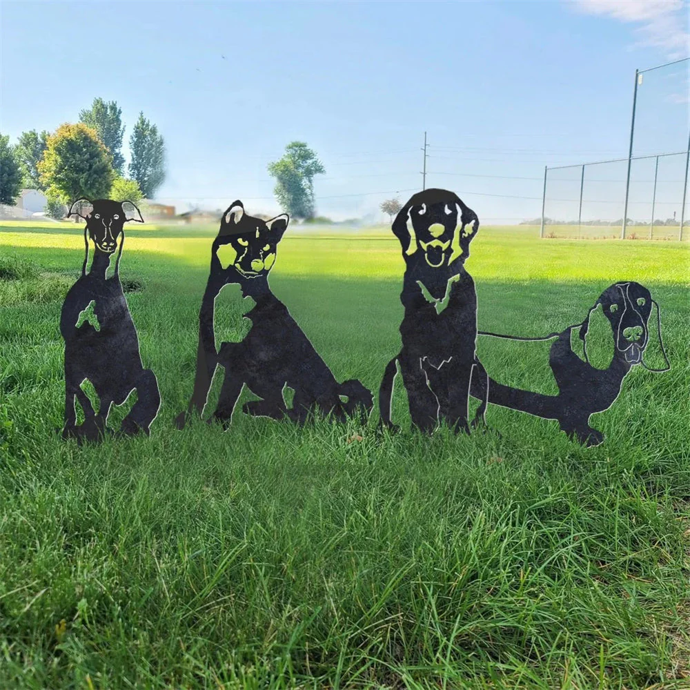 Basset Hound Silhouette en Métal - Image 9