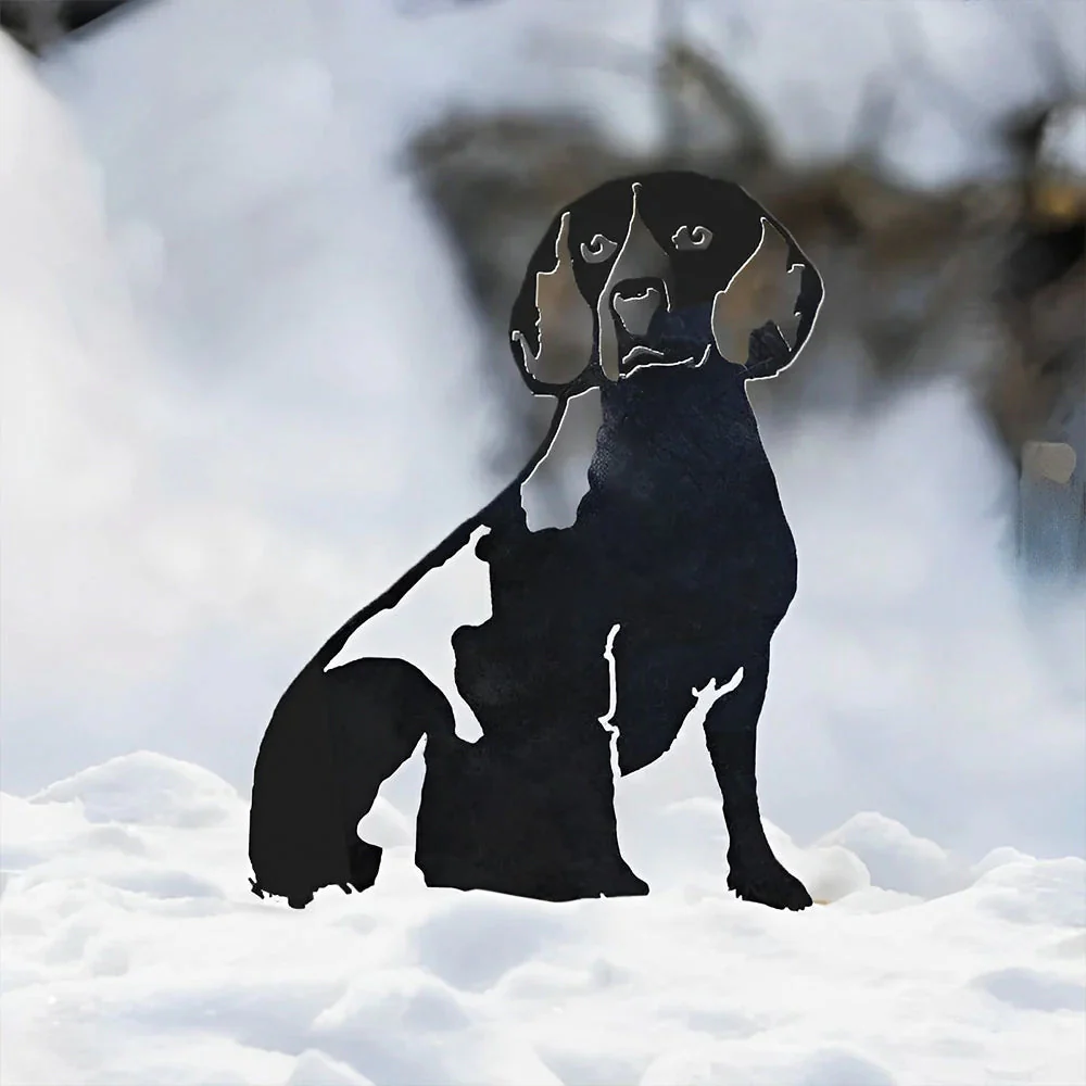 Beagle Silhouette en Métal - Image 4