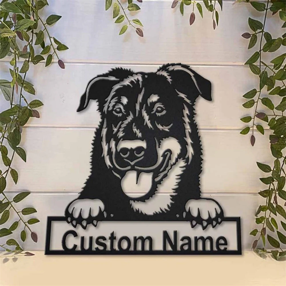 Beauceron Art en Métal Plaque de Nom en Métal Personnalisée - Image 3
