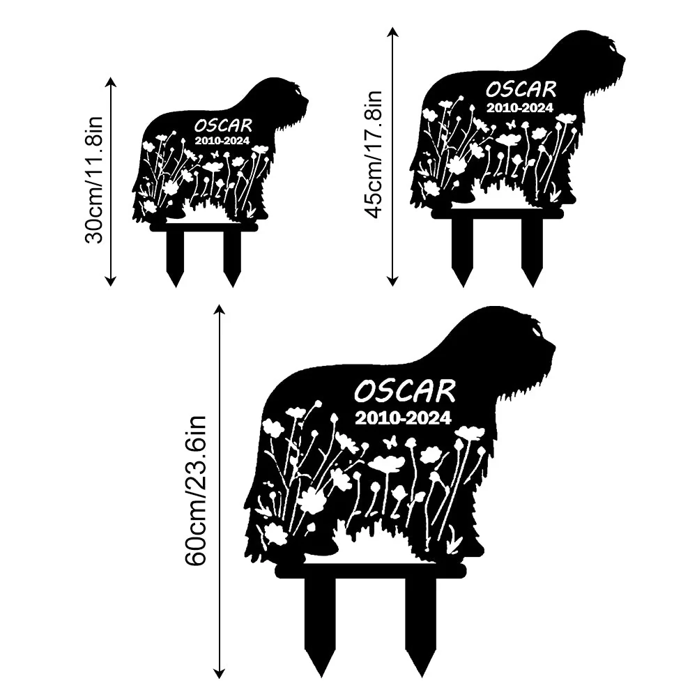 Bergamasco Sheepdog Tuteur Commémoratif Personnalisé - Image 12
