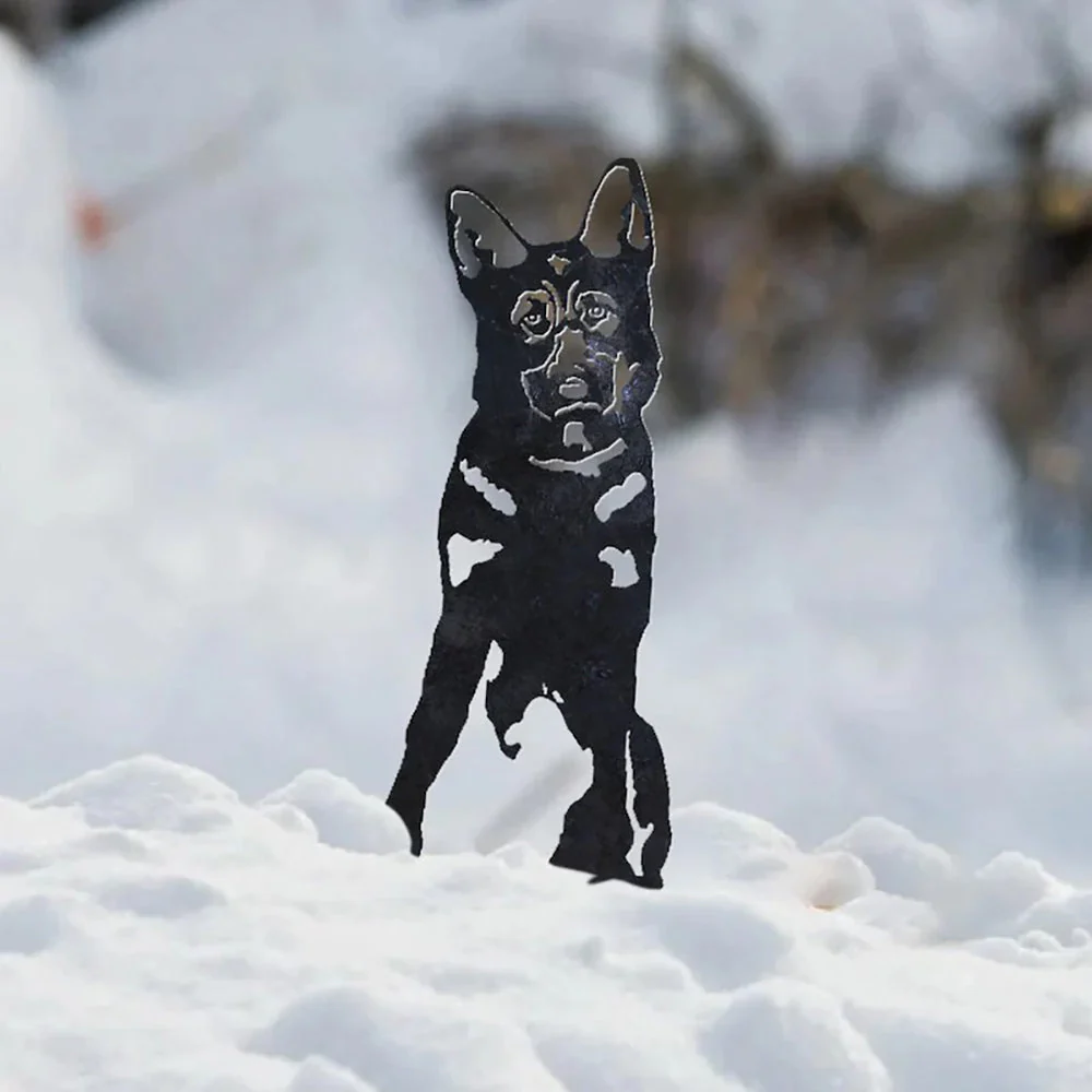 Berger Allemand Silhouette en Métal - Image 5
