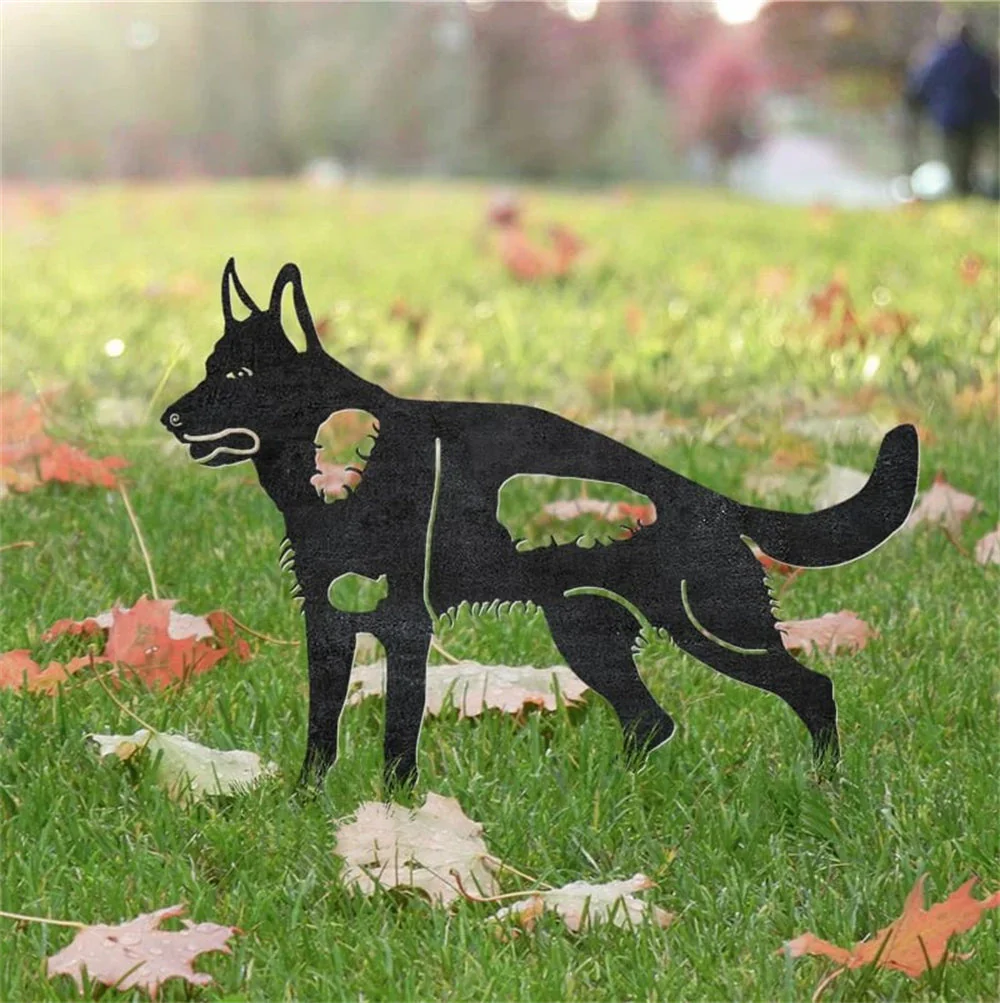 Berger Allemand Silhouette en Métal - Image 4