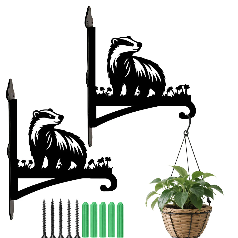Blaireau Support de Plantes à Suspendre Métallique - Image 7
