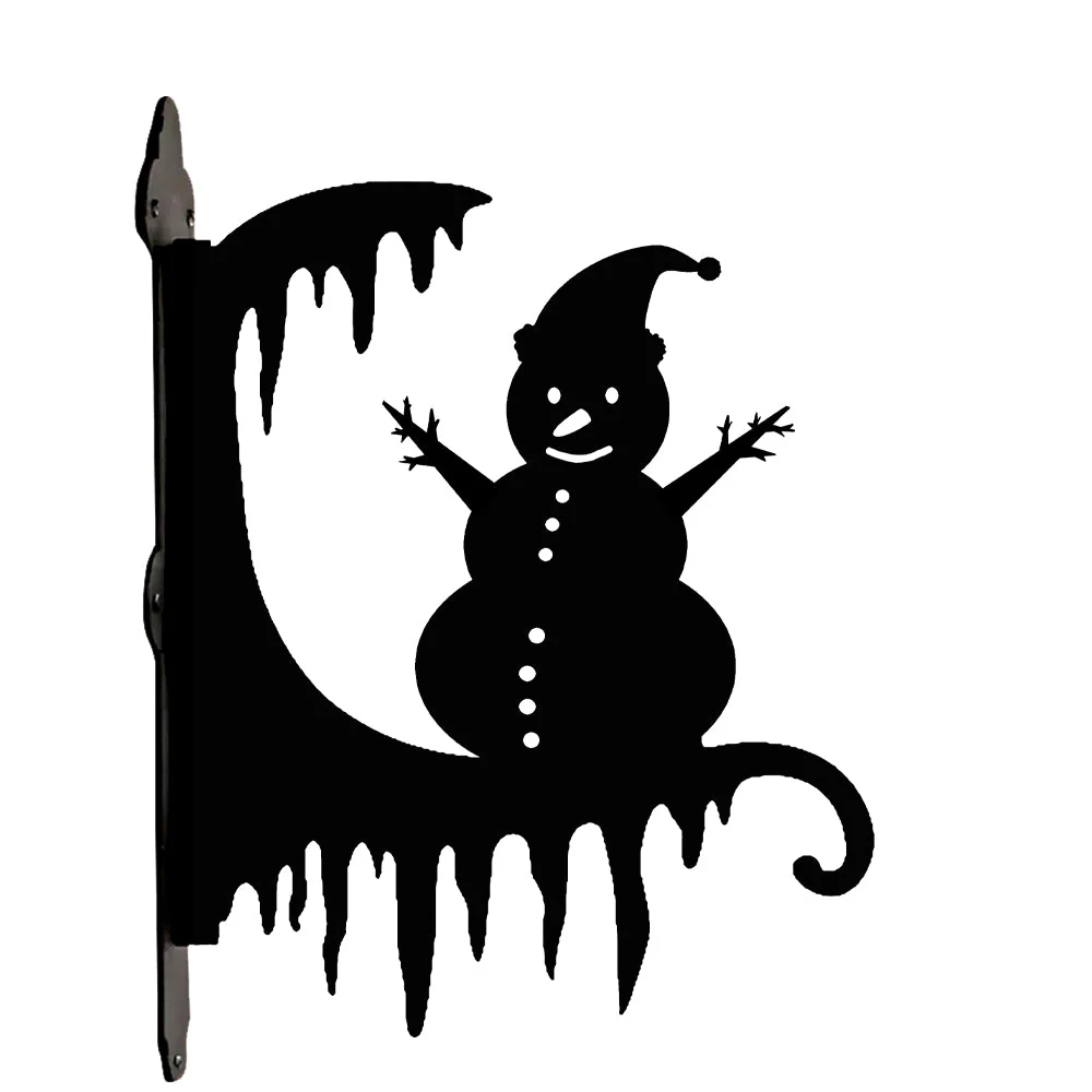 Bonhomme de Neige Support de Plantes à Suspendre Métallique - Image 9