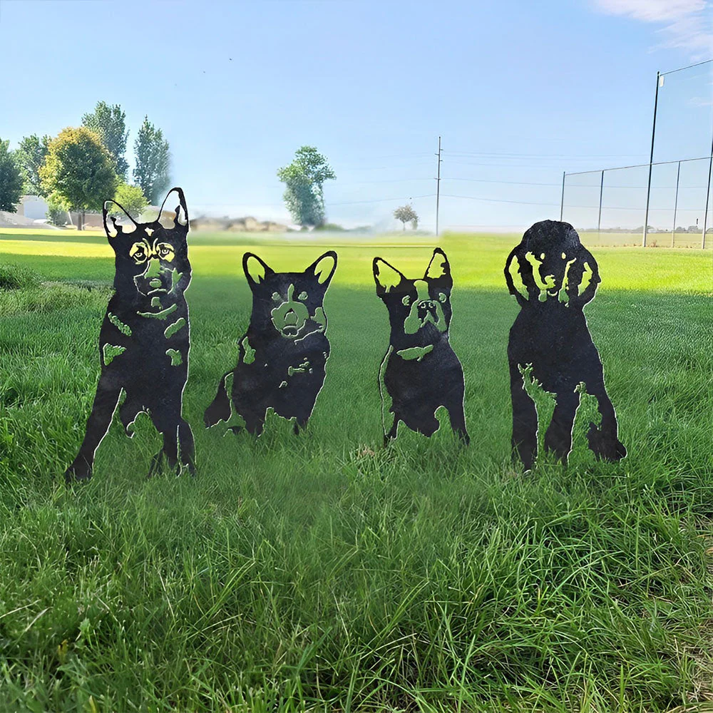 Boston Terrier Silhouette en Métal - Image 6