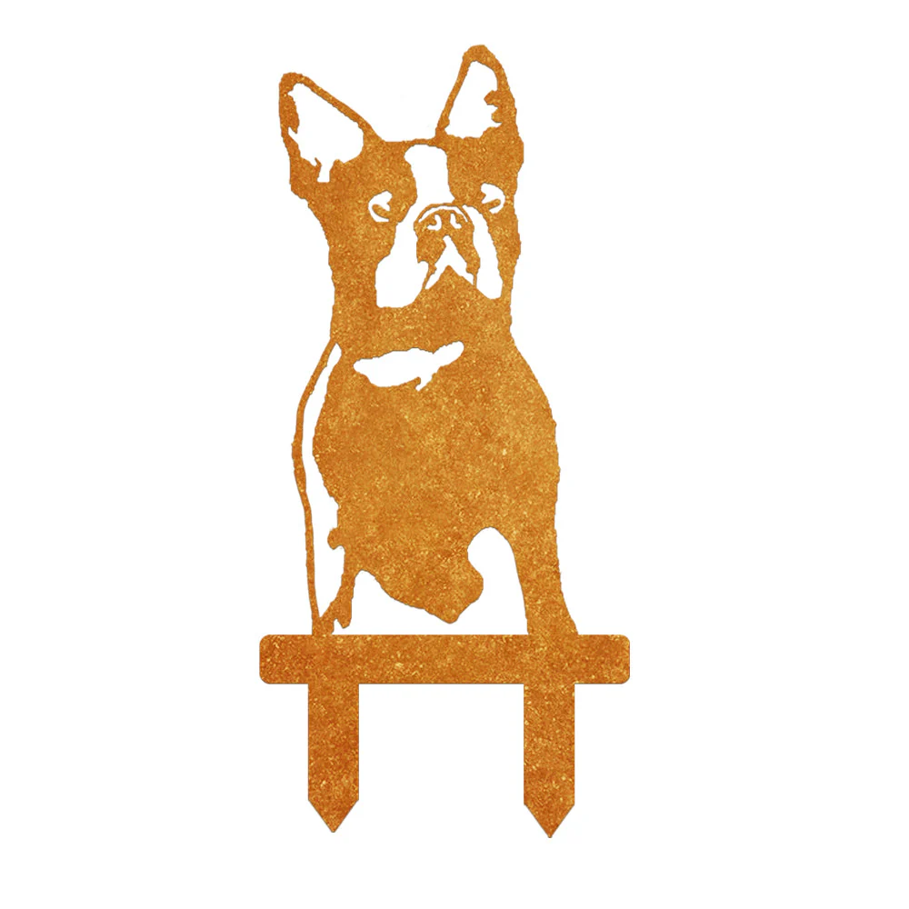 Boston Terrier Silhouette en Métal - Image 8