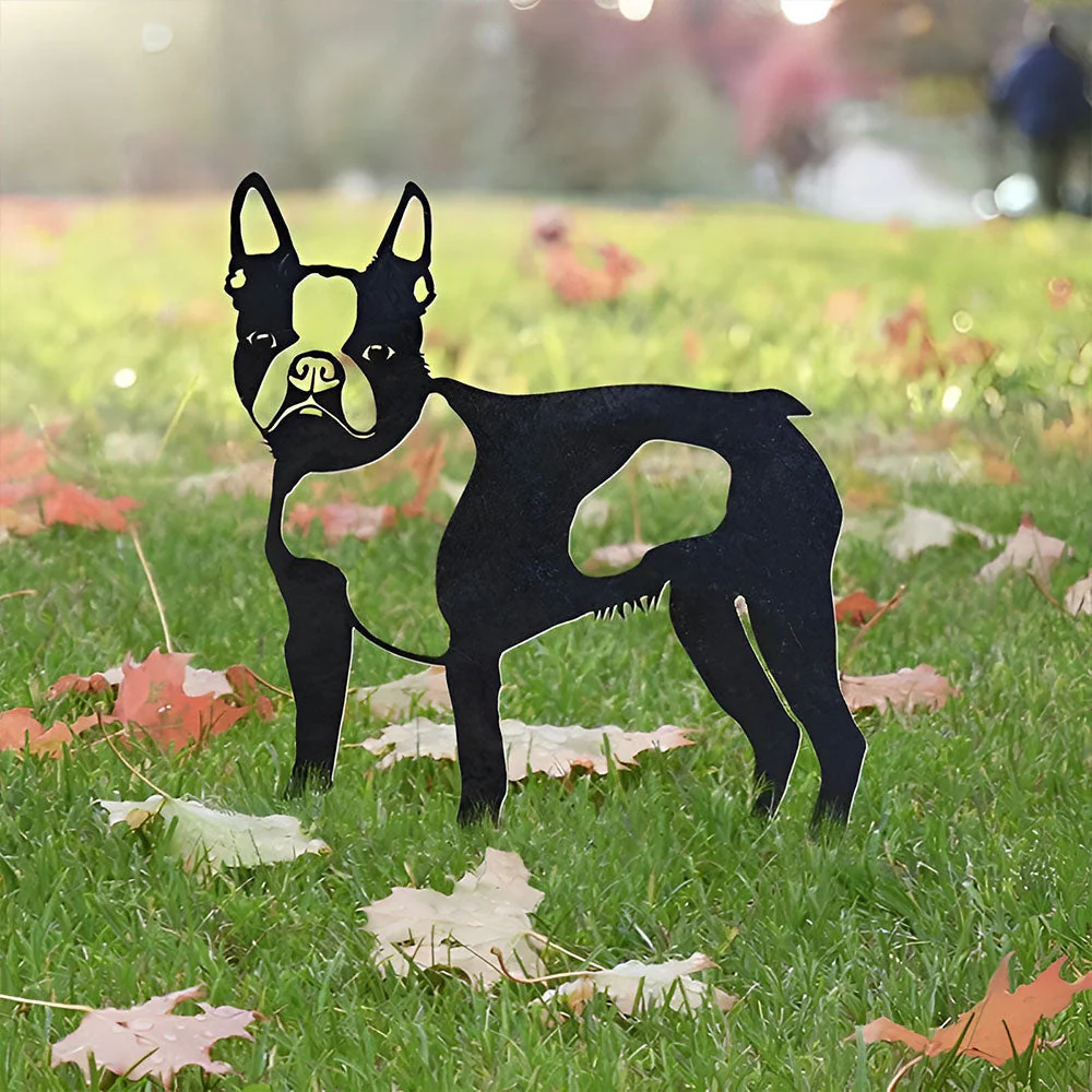 Boston Terrier Silhouette en Métal - Image 6