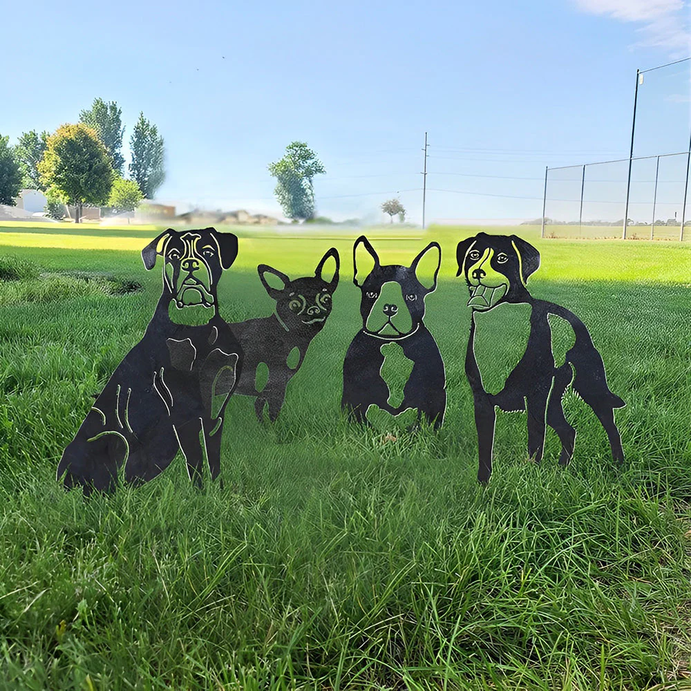 Bouledogue Français Silhouette en Métal - Image 7
