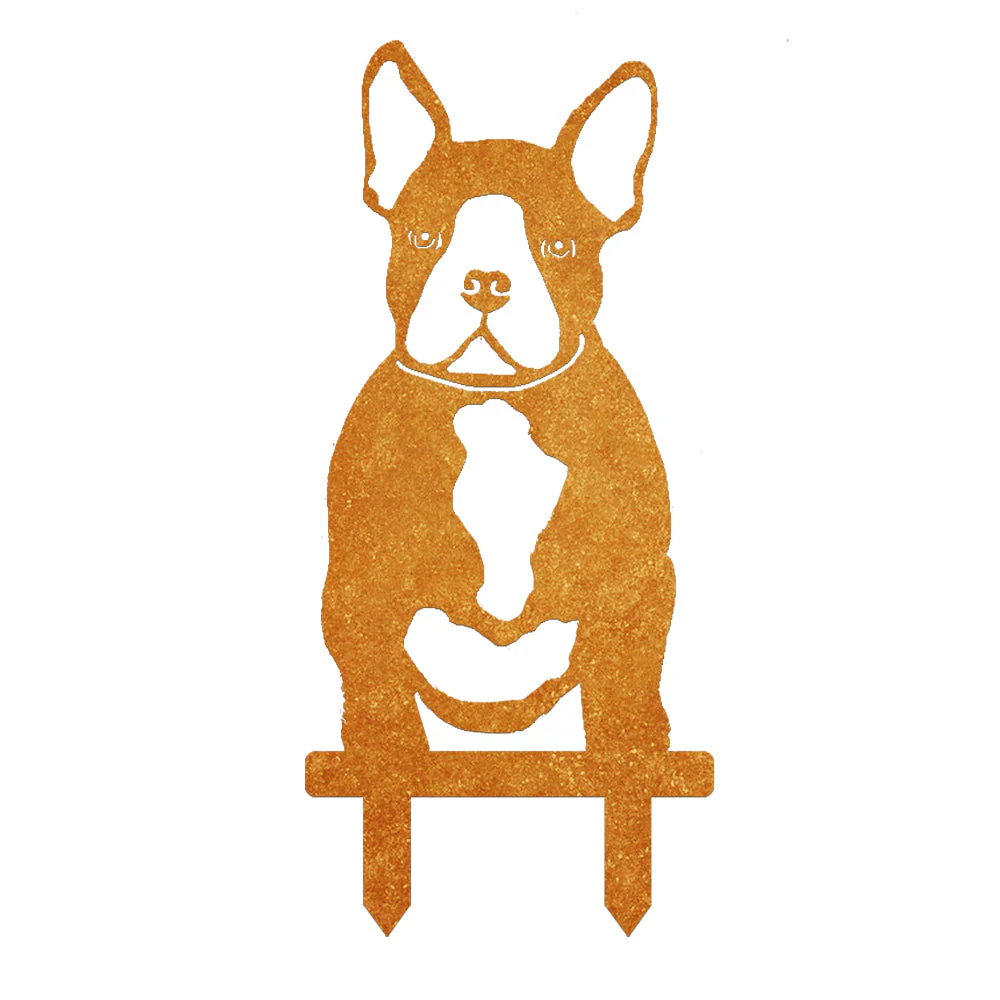 Bouledogue Français Silhouette en Métal - Image 8