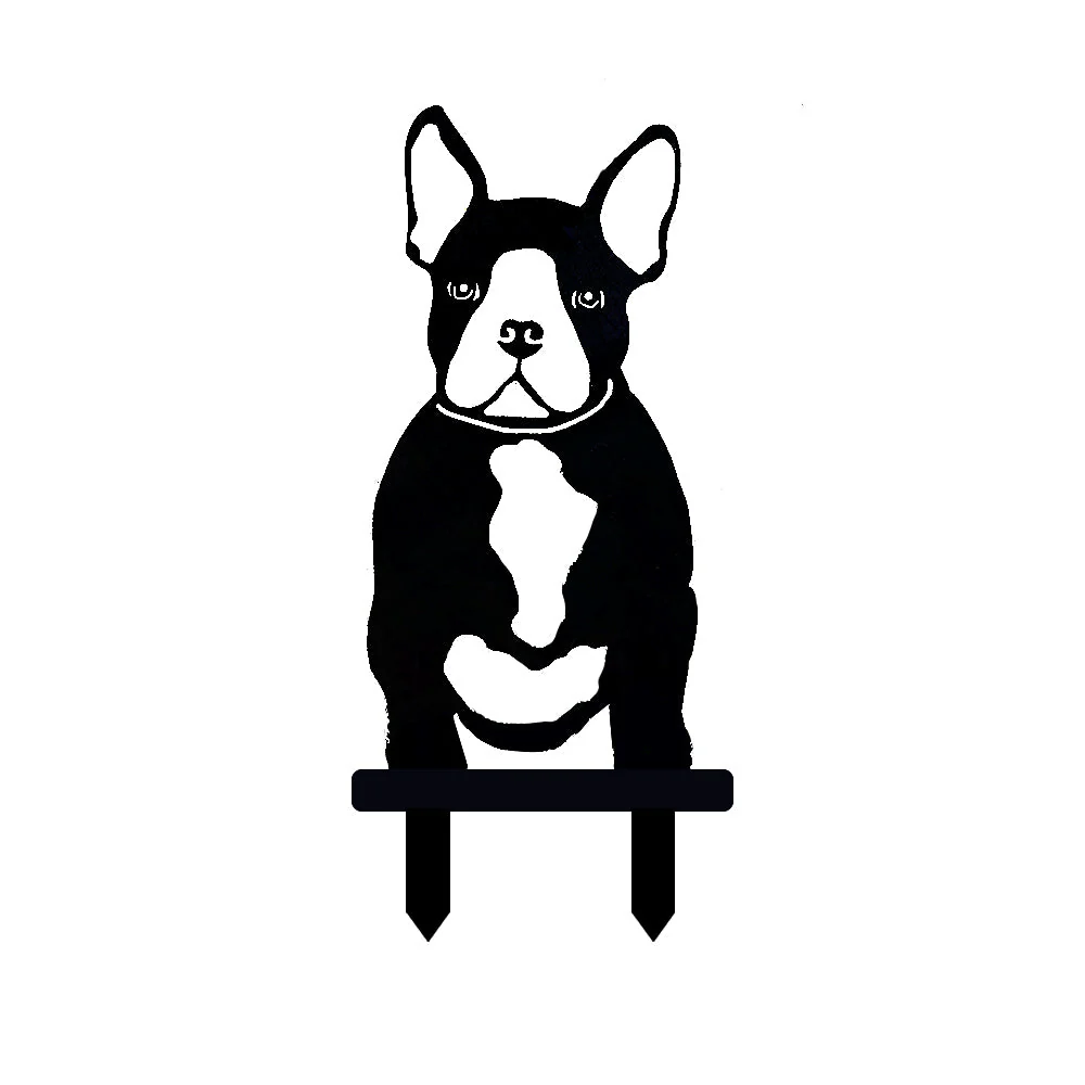 Bouledogue Français Silhouette en Métal - Image 9