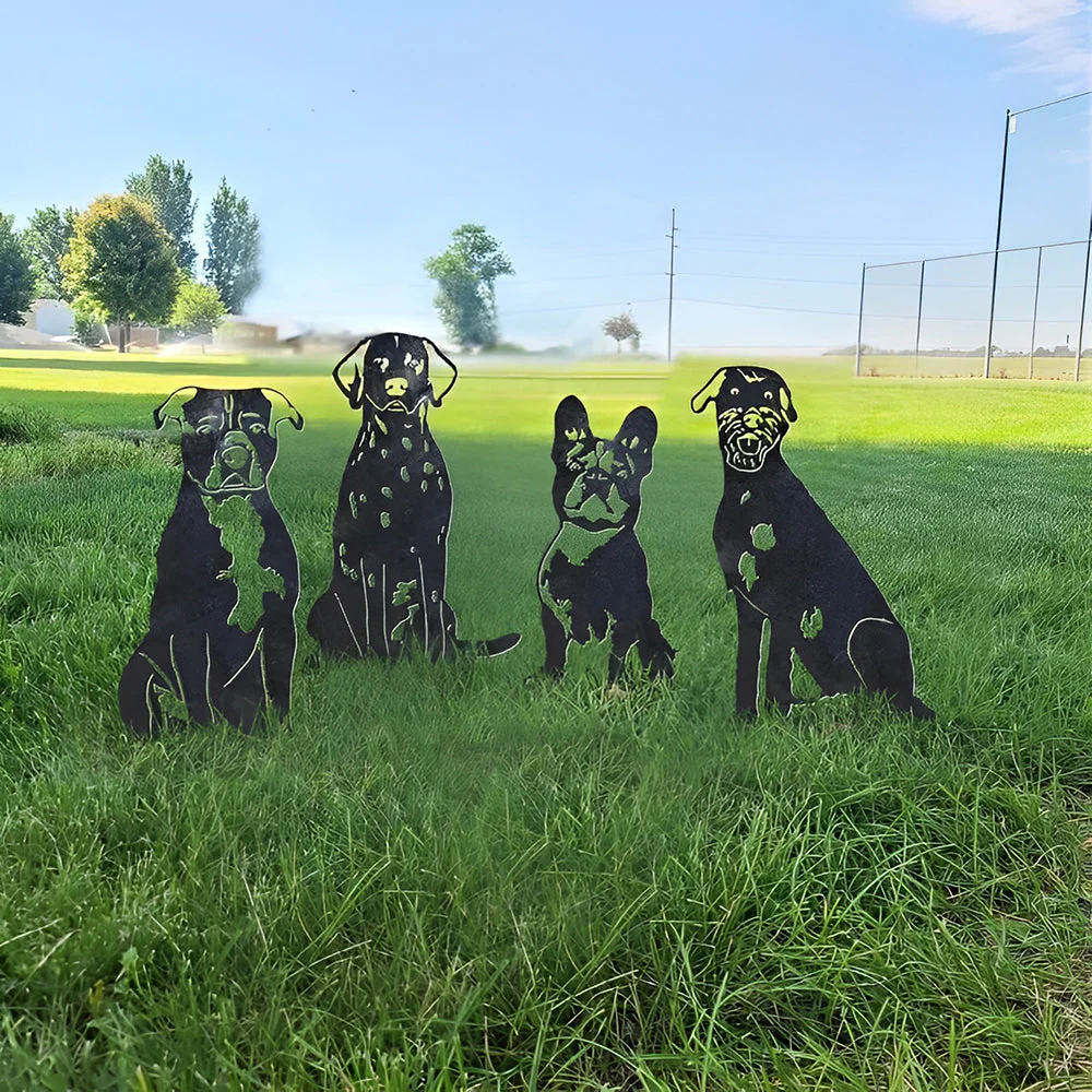 Bouledogue Français Silhouette en Métal - Image 4
