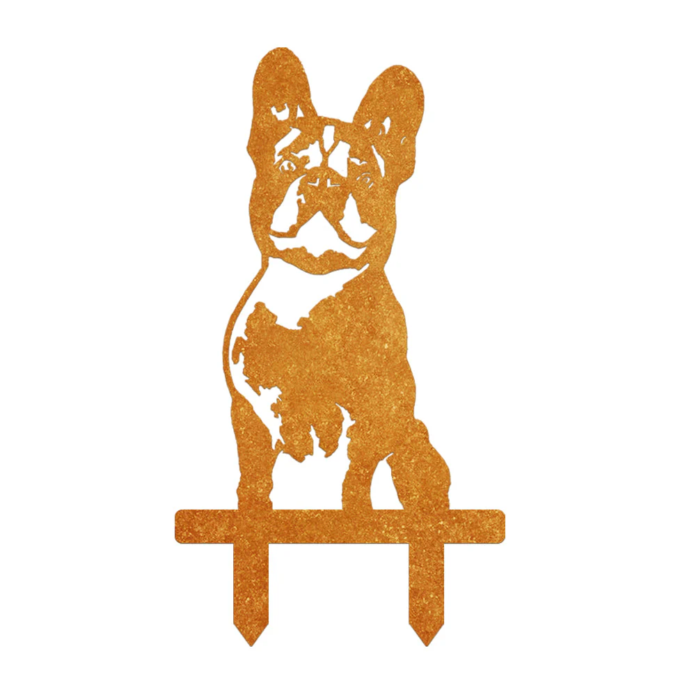 Bouledogue Français Silhouette en Métal - Image 6