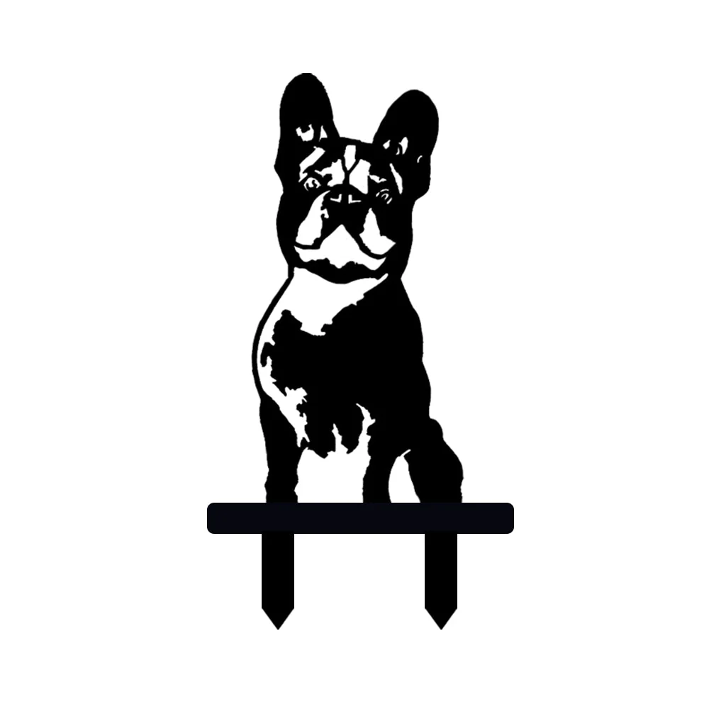 Bouledogue Français Silhouette en Métal - Image 7