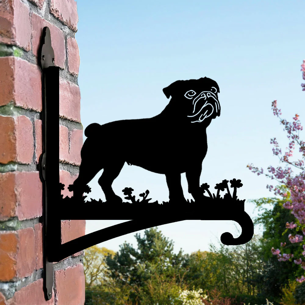 Bouledogue Support de Plantes à Suspendre Métallique