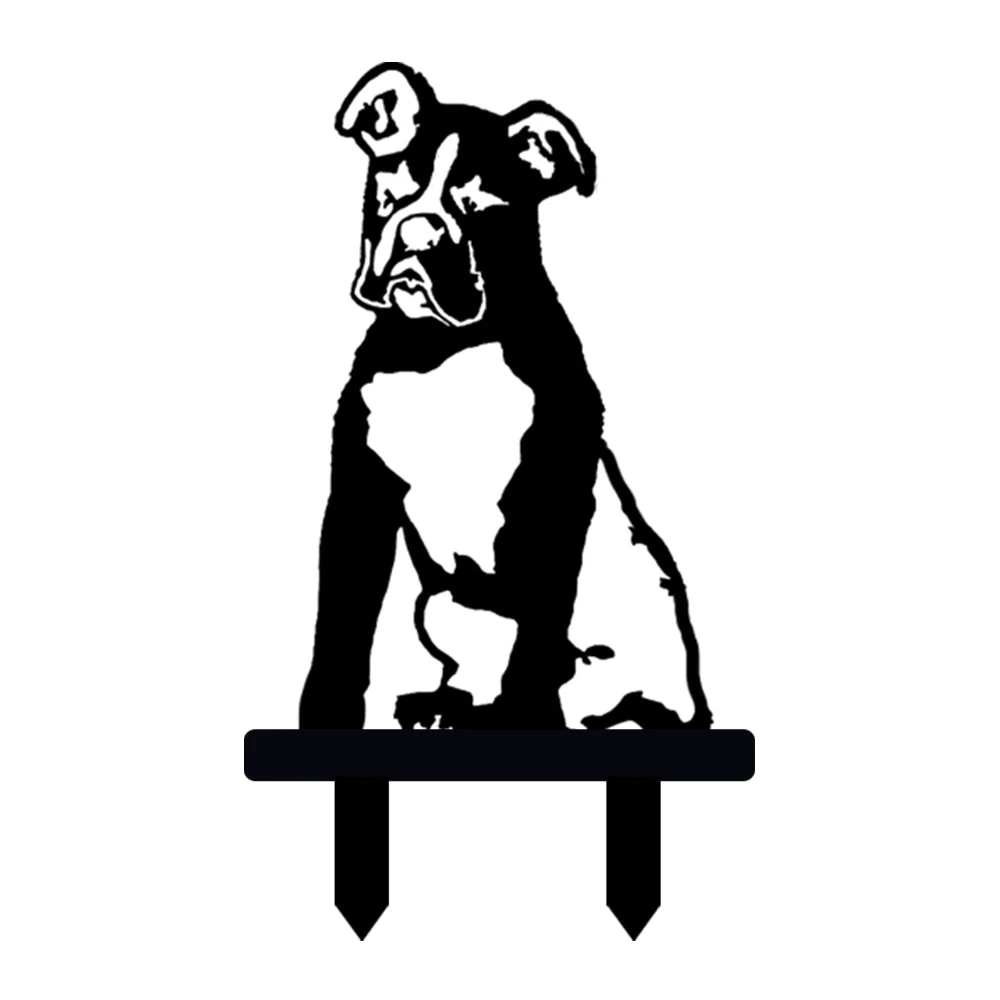 Boxer Silhouette en Métal - Image 7