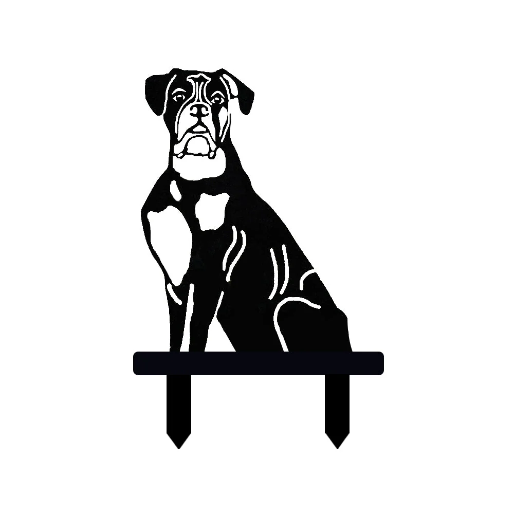 Boxer Silhouette en Métal - Image 10