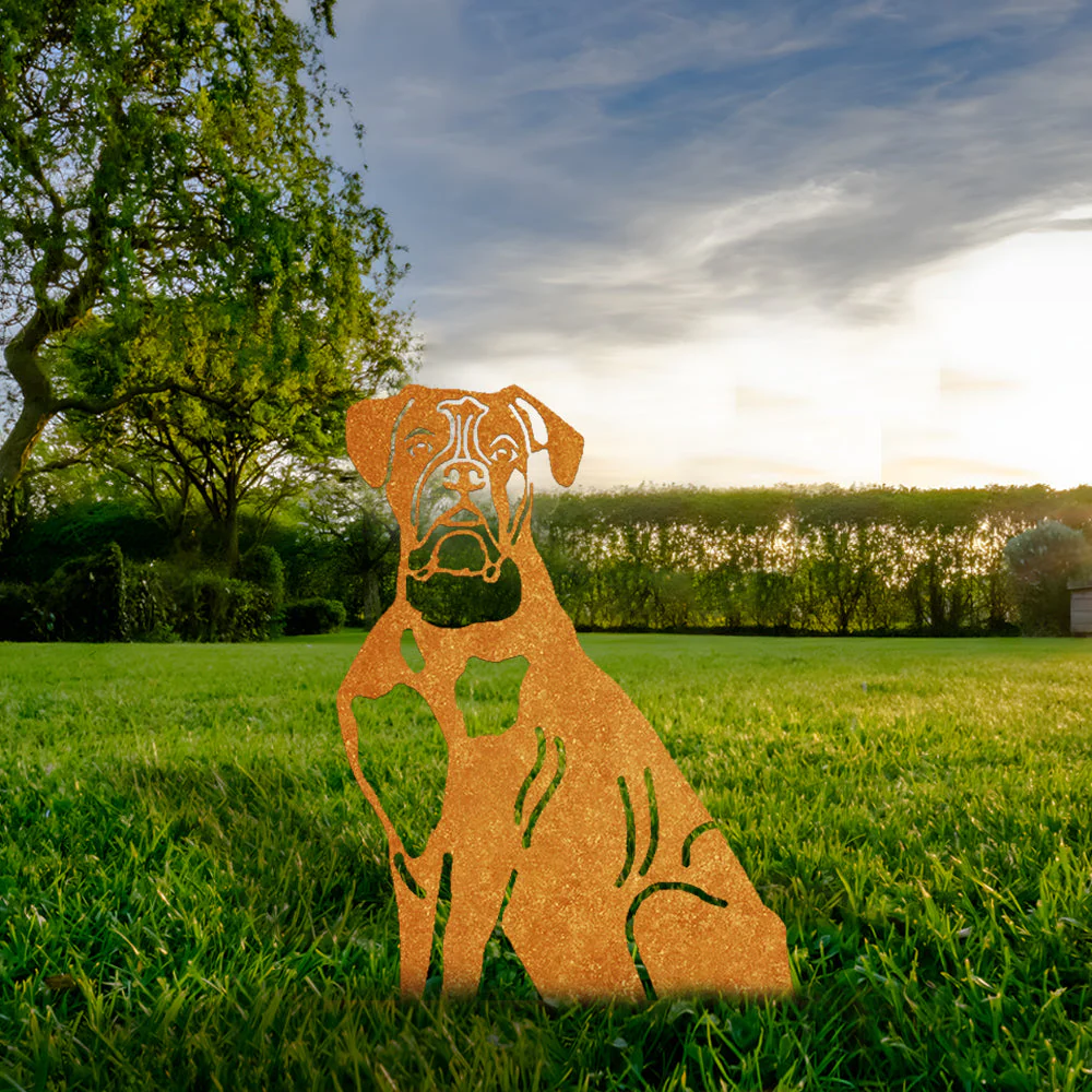 Boxer Silhouette en Métal - Image 2