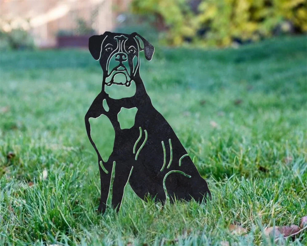 Boxer Silhouette en Métal - Image 7