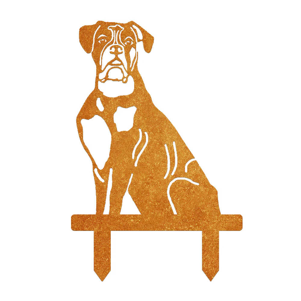 Boxer Silhouette en Métal - Image 9