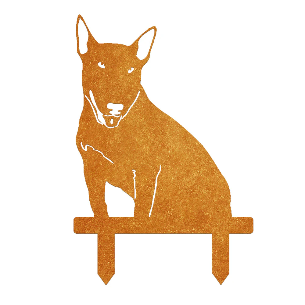 Bull Terrier Silhouette en Métal - Image 11