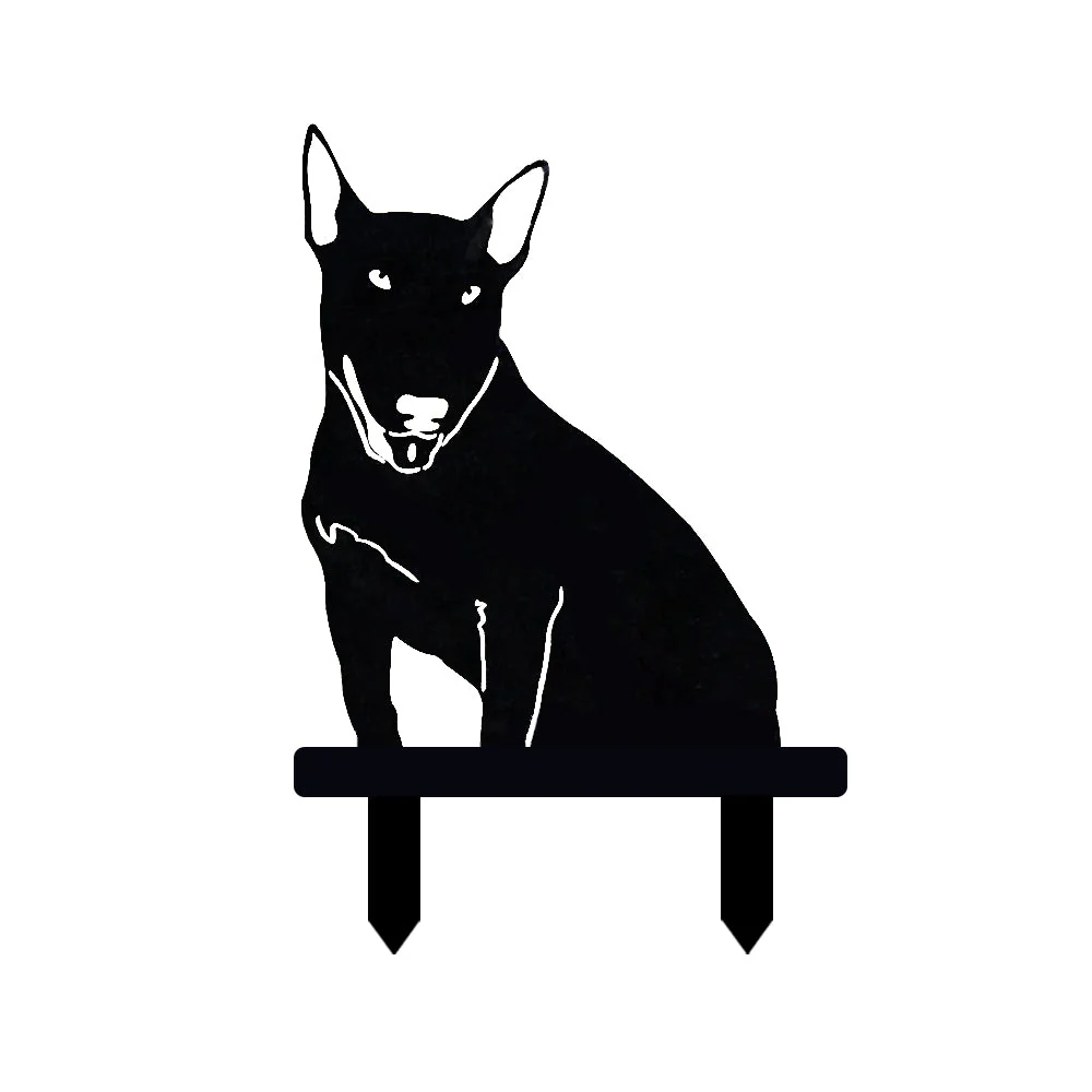Bull Terrier Silhouette en Métal - Image 12